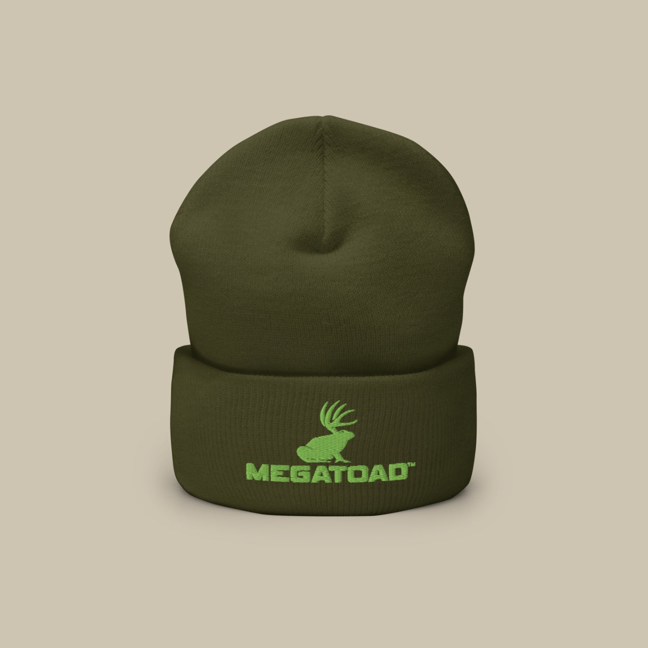 MegaToad Beanie - Hunter Green